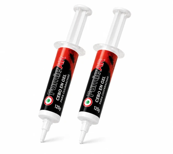 Jeringa Gel Mata Cucarachas Veneno Insecticida x120grs - 2 unidades