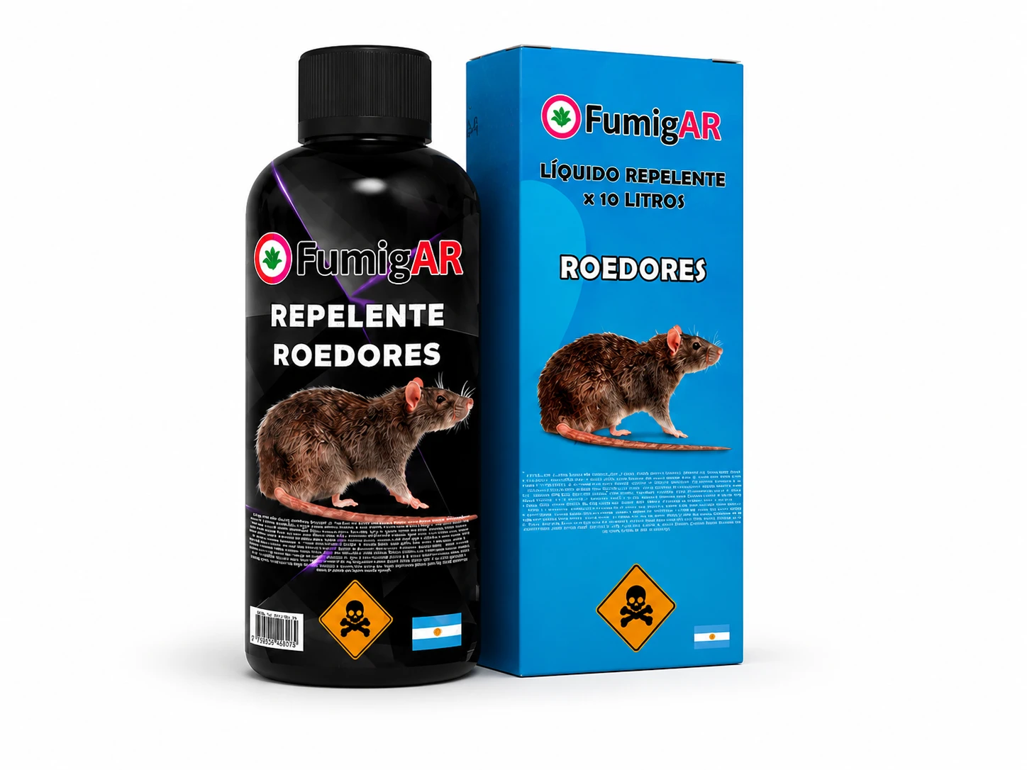 Laucha Raton Repelente Para Ratas Negra Ahuyenta Roedores Raton Laucha - 10 litros ...