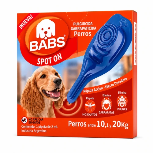 Babs Stop On Pulguicida Garrapaticida Mata Rápido Y Seguro - Entre 10,1 kg y 20 kg