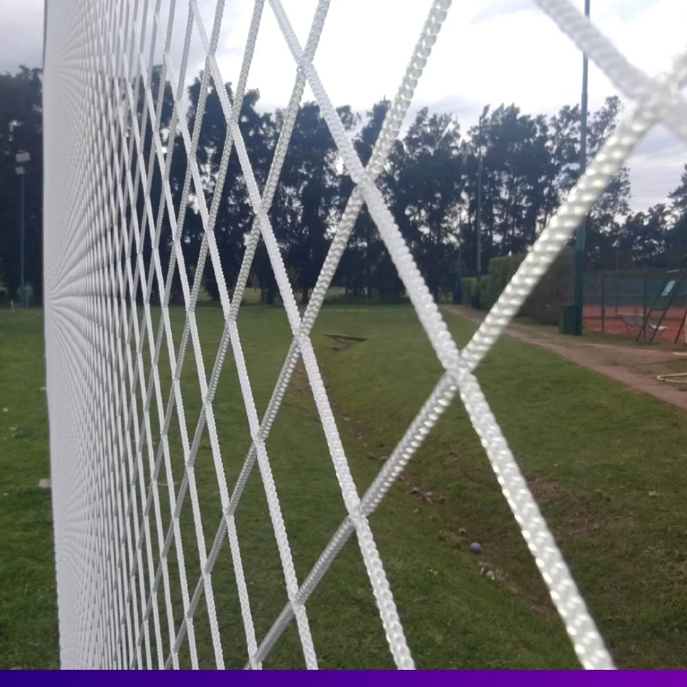 Red Perimetral para Fútbol – Rombo 4,5×4,5 cm – Hilo 2,5 mm