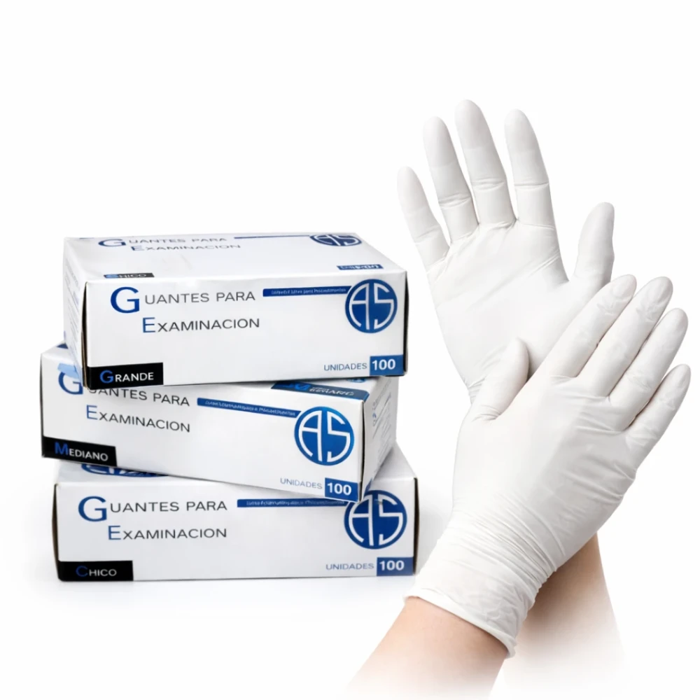 Guantes de Latex reforzados x100 unidades