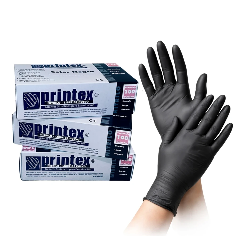 Guantes de Nitrilo Reforzados Printex x100 unidades