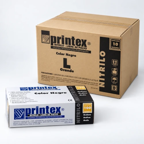 Guantes de Nitrilo Descartables Printex - Bulto x1000