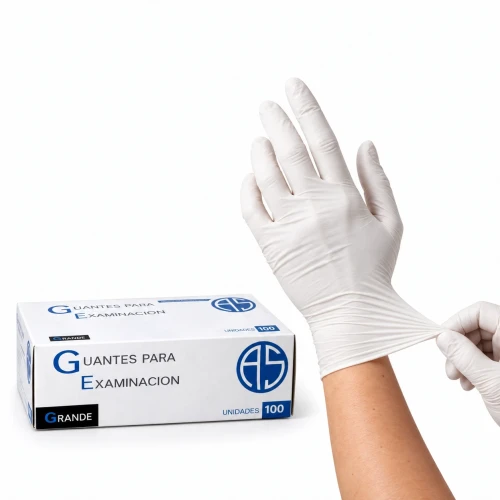 Guantes de Látex Descartables AS - Caja x100